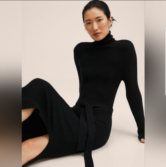 Mango Dresses & Skirts - MANGO Ribbed sweater dress